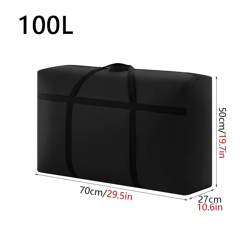 Extra Large Waterproof Moving & Storage Bag – Foldable Travel & Laundry Organizer