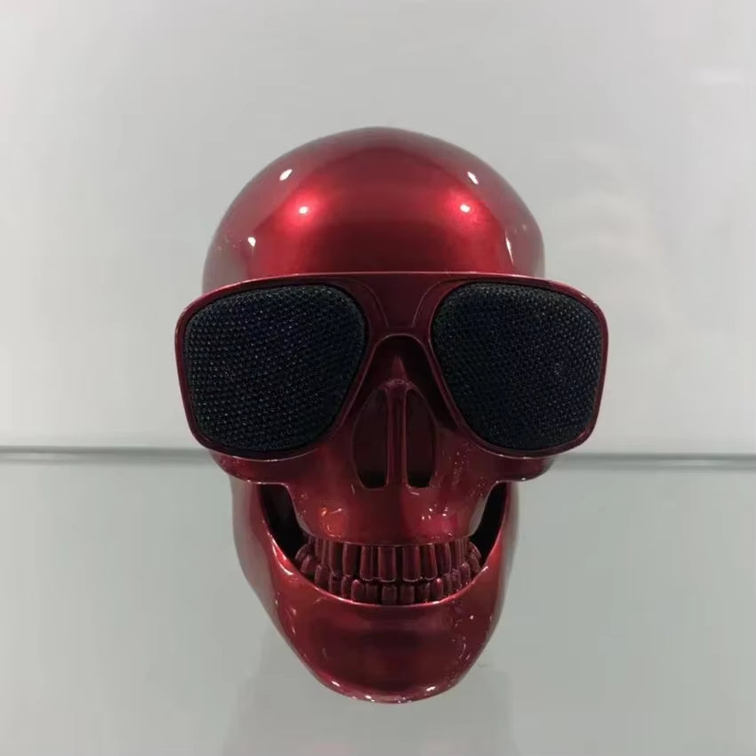 Skull Head Bluetooth Speaker – Portable Wireless HD Stereo with Subwoofer