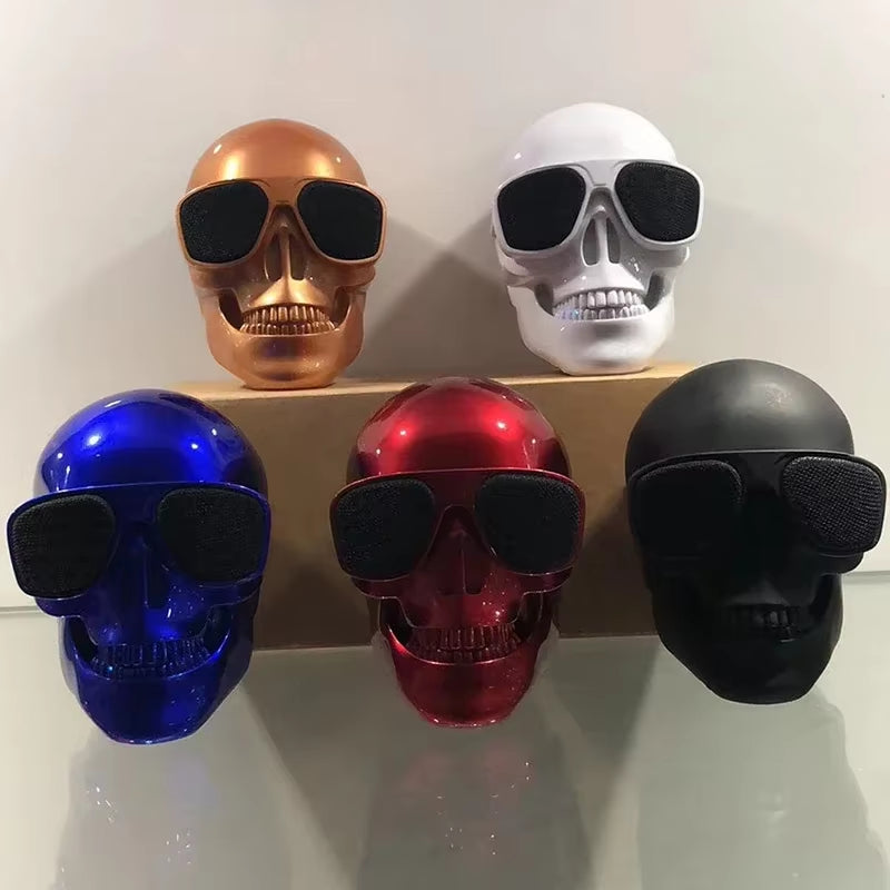 Skull Head Bluetooth Speaker – Portable Wireless HD Stereo with Subwoofer