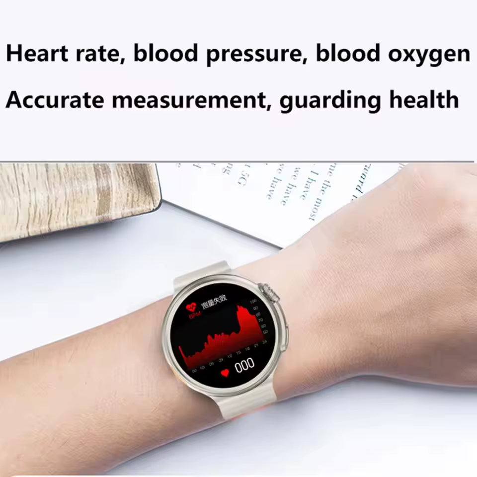 2025 Watch Ultra 9 Smartwatch – GPS, Bluetooth Call, Wireless Charging & Health Tracking