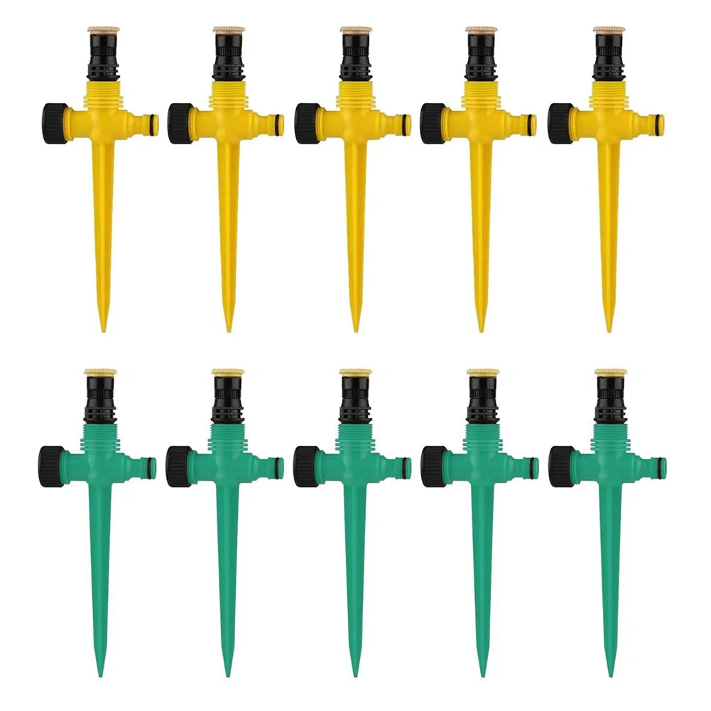 360° Rotation Irrigation Watering Sprinklers – 5Pcs Set