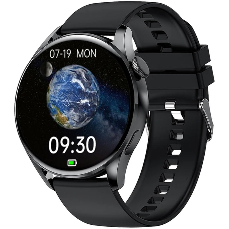 “Wrist. Mode. Activated.” – GT3 Pro Smartwatch for Men with Bluetooth Calls, Heart Rate Monitor, HD Display, DIY Faces & Waterproof Design