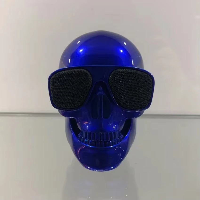 Skull Head Bluetooth Speaker – Portable Wireless HD Stereo with Subwoofer