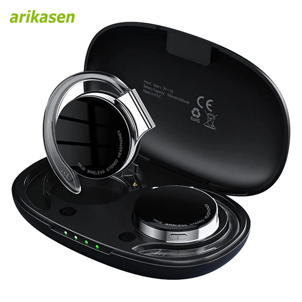 Open Ear Headphones TWS Noise Cancelling Headphones Bluetooth Earpiece Bluetooth Headset Running Headphones Workout Headphones