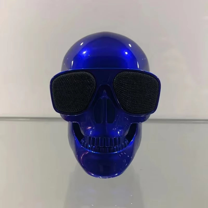 Skull Head Bluetooth Speaker – Portable Wireless HD Stereo with Subwoofer