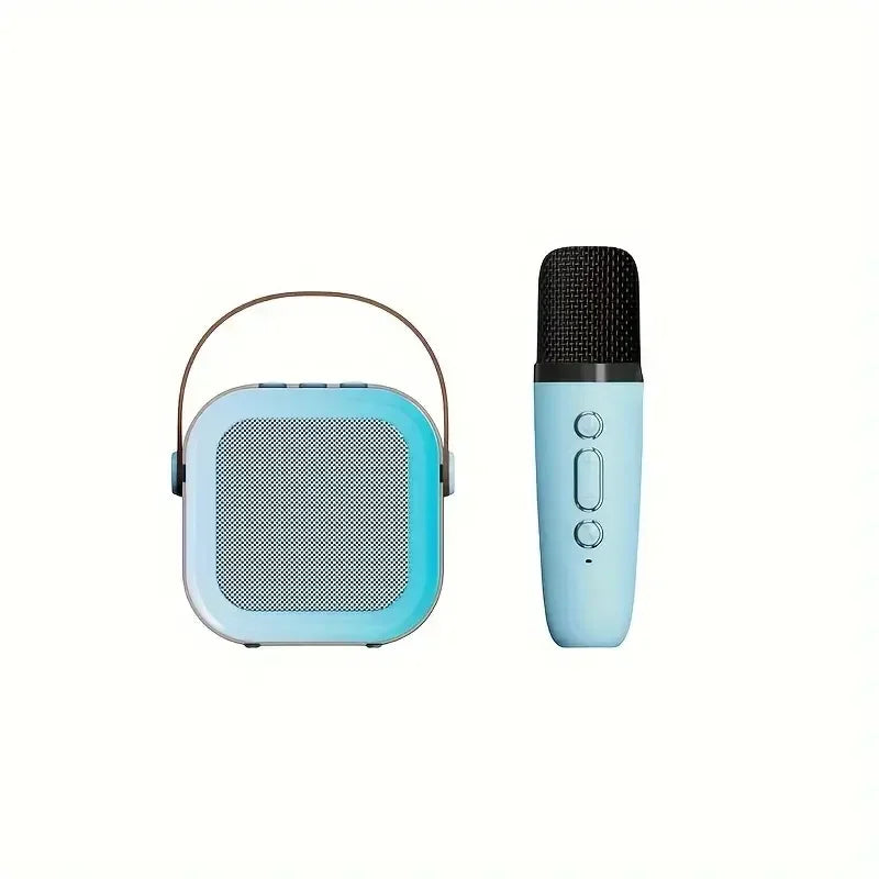 Portable Wireless Karaoke Speaker with Microphone & RGB LED Lights