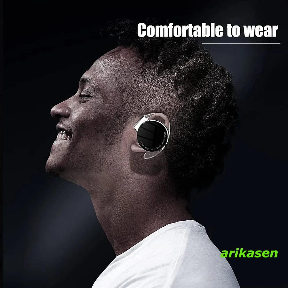 Open Ear Headphones TWS Noise Cancelling Headphones Bluetooth Earpiece Bluetooth Headset Running Headphones Workout Headphones