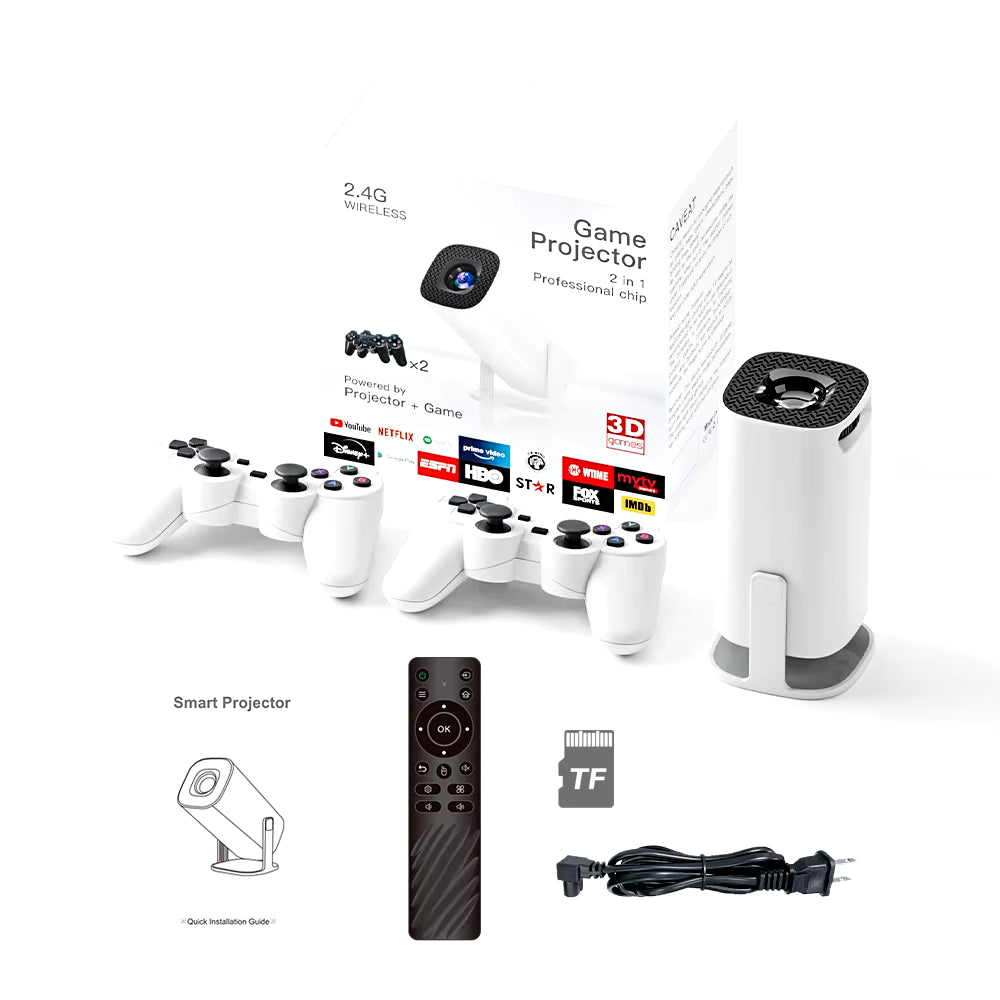 Android 11 Gaming Projector P30MAX – Portable Home Theater & Gaming Experience