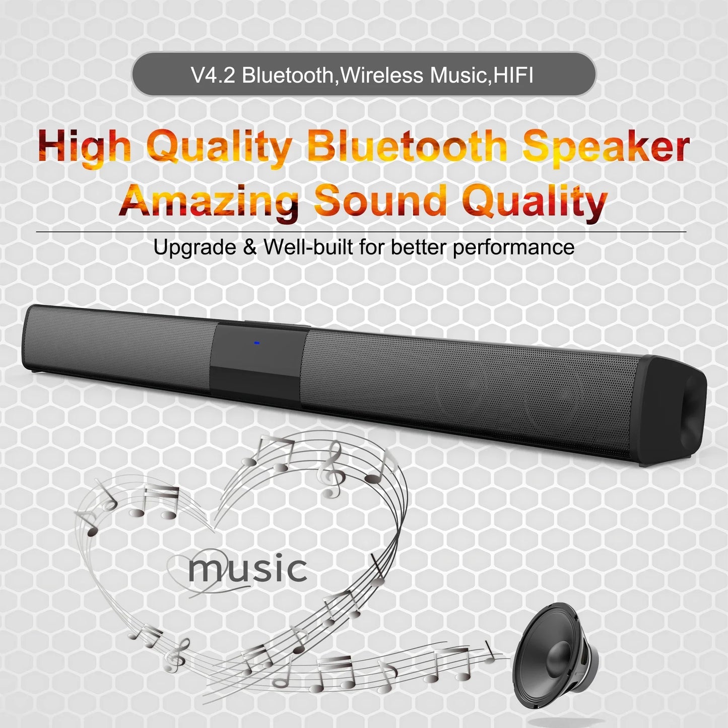 Home Theater Sound System – Bluetooth Speakers, Subwoofer & Boom Box