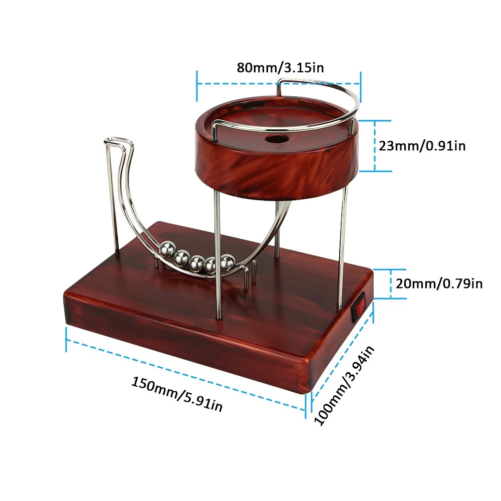“Endless Motion, Endless Fun” – Kinetic Art Perpetual Motion Desk Toy – Creative Jumping Sculpture for Home or Office Decor
