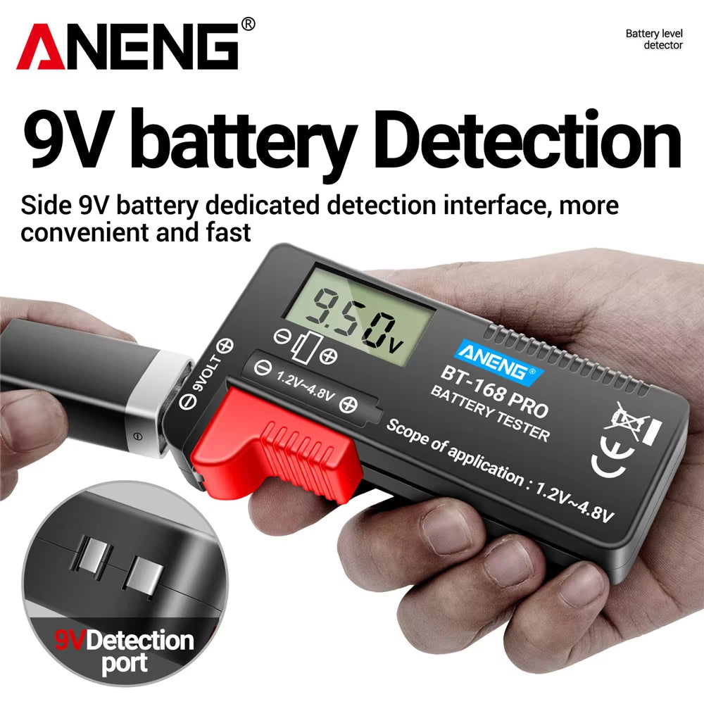 BT-168 PRO Digital Lithium Battery Capacity Tester – Universal Battery Analyzer