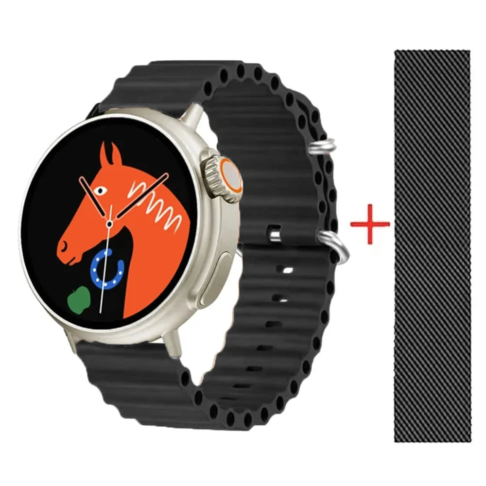 2025 Watch Ultra 9 Smartwatch – GPS, Bluetooth Call, Wireless Charging & Health Tracking