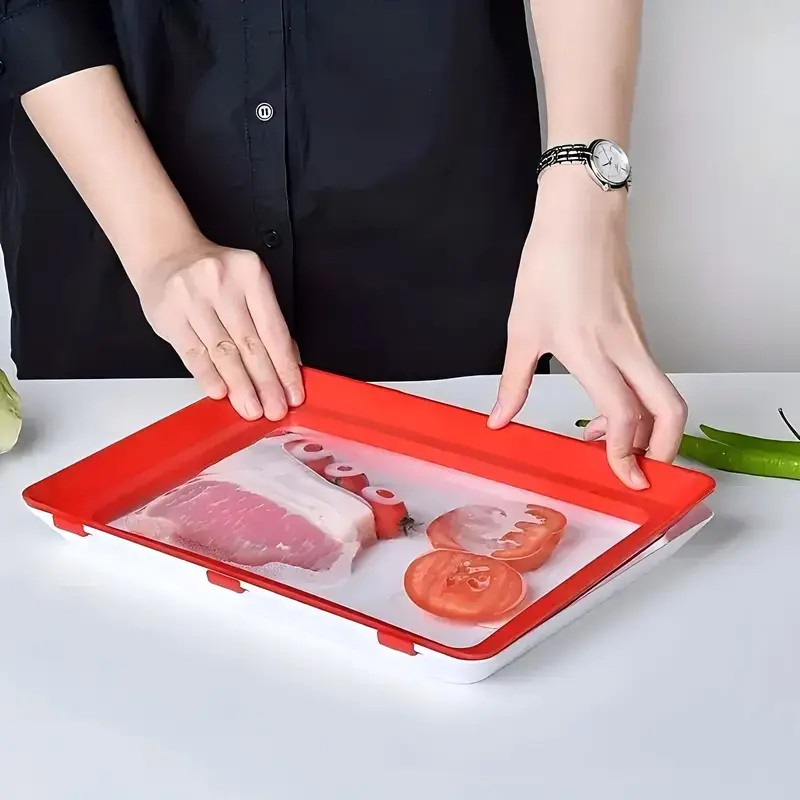FreshPrep Reusable Meal Prep Tray – Stackable BPA-Free Food Storage Containers for Easy Preservation