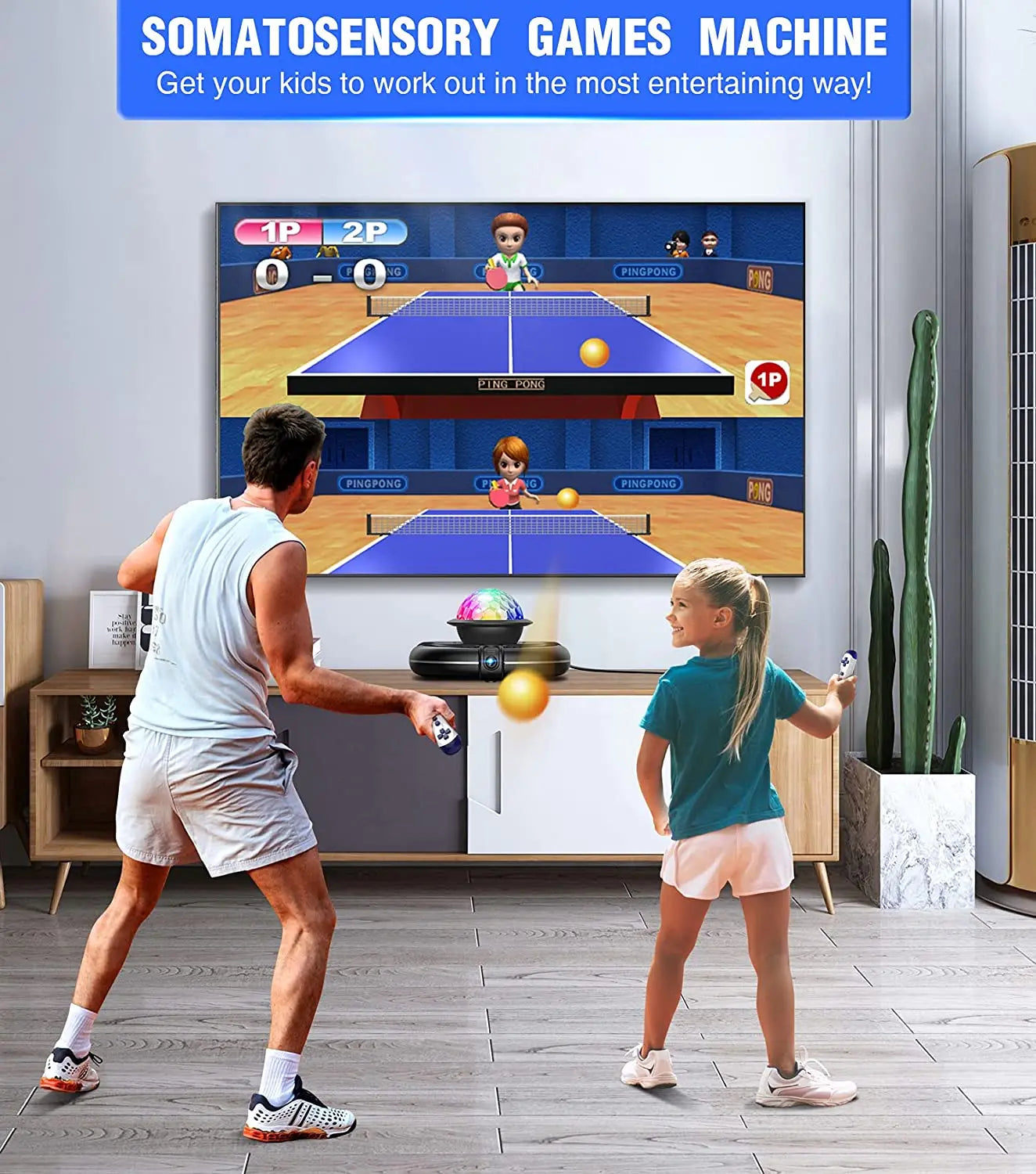 Dance Mat Game for TV/PC – Wireless Double Controller Fitness Carpet