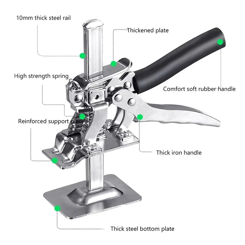 “Lift Like a Pro” – Labor-Saving Arm Jack for Door Panels, Drywall, Cabinets & Tiles – Adjustable Height Lifter Tool