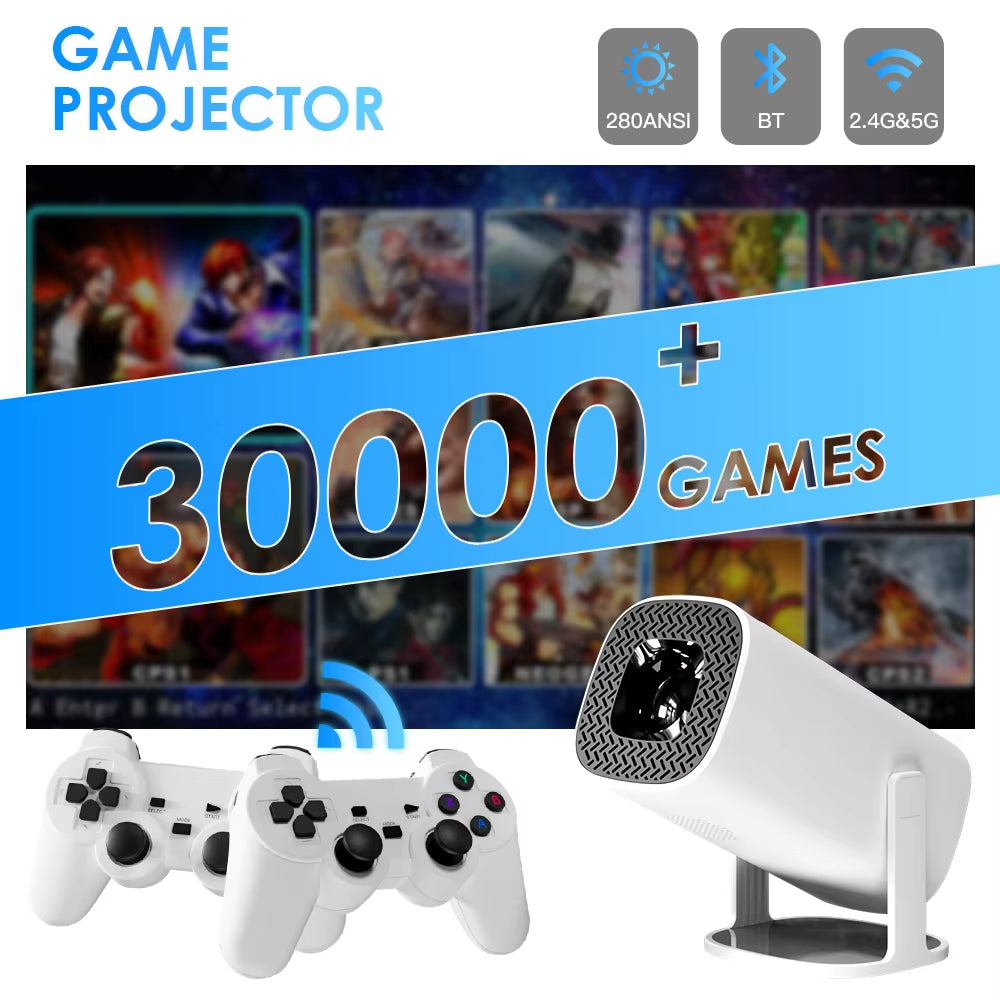 Android 11 Gaming Projector P30MAX – Portable Home Theater & Gaming Experience