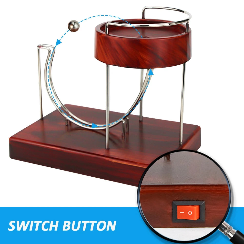 “Endless Motion, Endless Fun” – Kinetic Art Perpetual Motion Desk Toy – Creative Jumping Sculpture for Home or Office Decor
