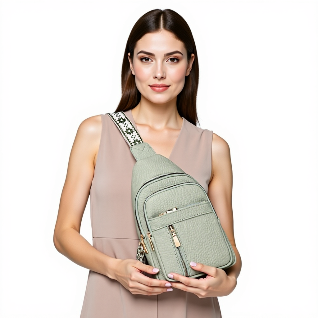 UrbanChic Crossbody – Waterproof PU Leather Chest & Shoulder Bag for Women on the Go