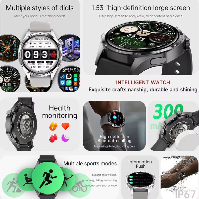 Watch 5 Pro Smartwatch – New Model with AMOLED Display, GPS & NFC