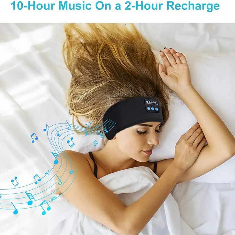 Bluetooth Sports & Sleeping Headband – Wireless Music & Eye Mask in One