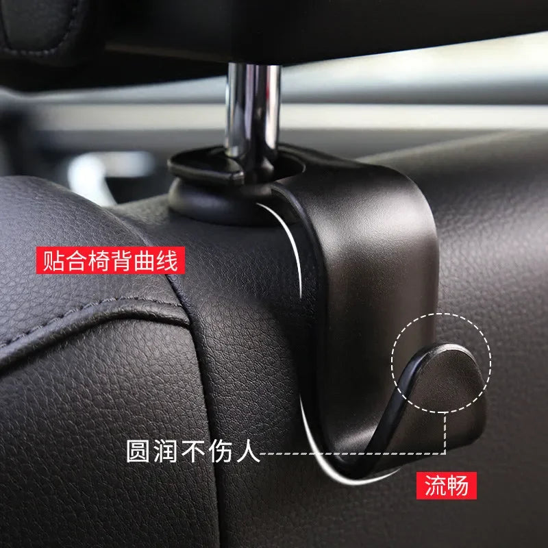 Universal Car Headrest Hook – Seat Hanger & Organizer