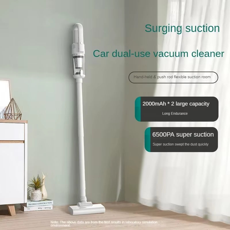 Multifunction Wireless Car Vacuum Cleaner – 6500Pa Suction, Portable & Powerful