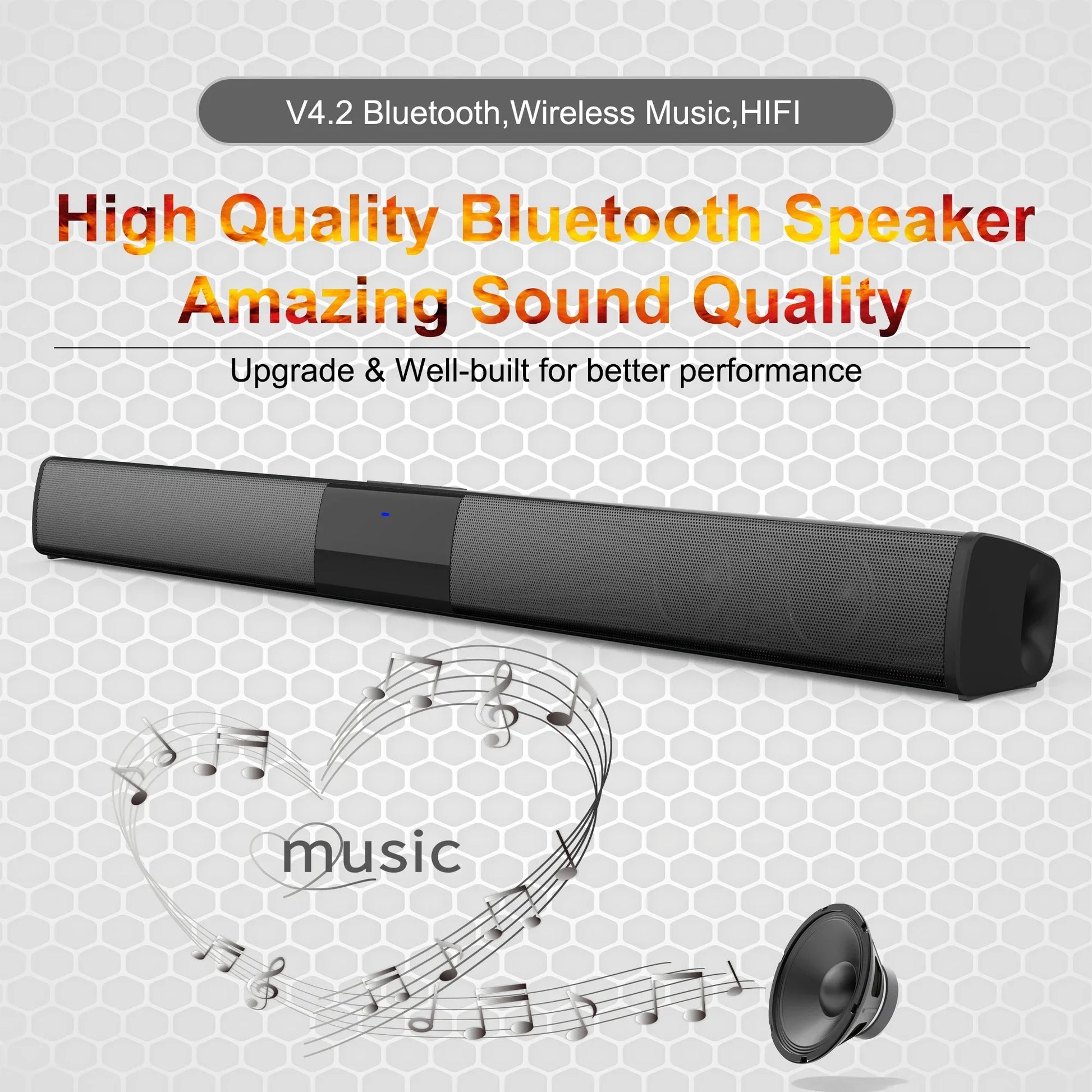 Home Theater Sound System – Bluetooth Speakers, Subwoofer & Boom Box