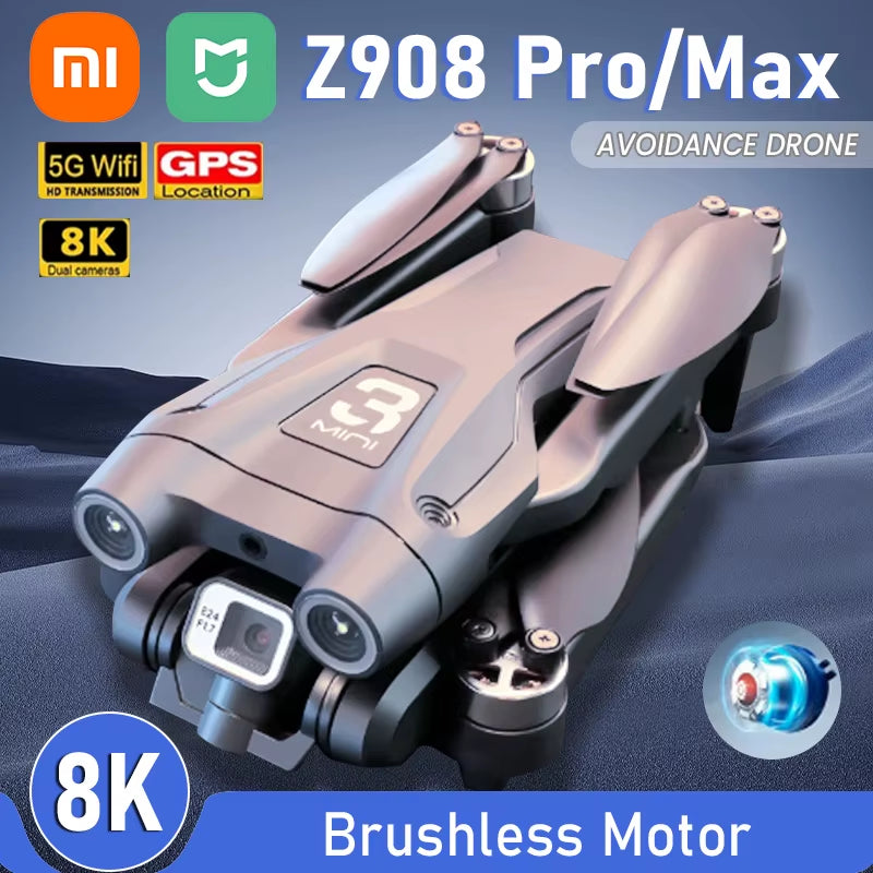 Fly Smart with Xiaomi Mijia Z908 Pro/MAX 8K Drone – 4K Video, Optical Flow, and Triple Obstacle Avoidance for Smooth Flights